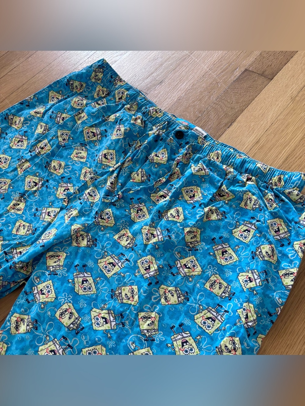 Vintage 2001 SpongeBob SquarePants AOP Pants XL Y2K Nickelodeon Sleepwear PJs